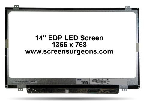 14.0" LED EDP Backlight Laptop LCD Panel - Screen Surgeons