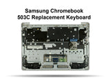 Samsung Chromebook 503C Replacement Keyboard, Palmrest, Touchpad Assembly - Screen Surgeons