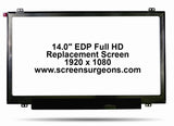 14.0" EDP Full HD Replacement Screen - Screen Surgeons