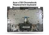 Acer Chromebook C720 Replacement Keyboard, Palmrest, Touchpad Assembly - Screen Surgeons