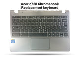 Acer Chromebook C720 Replacement Keyboard, Palmrest, Touchpad Assembly - Screen Surgeons