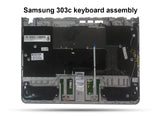 Samsung Chromebook 303c Replacement Keyboard, Palmrest, Touchpad Assembly - Screen Surgeons